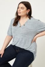 Knit V-neck Top - Image 2