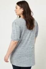 Knit V-neck Top - Image 4