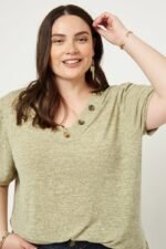 Knit V-neck Top - Image 8