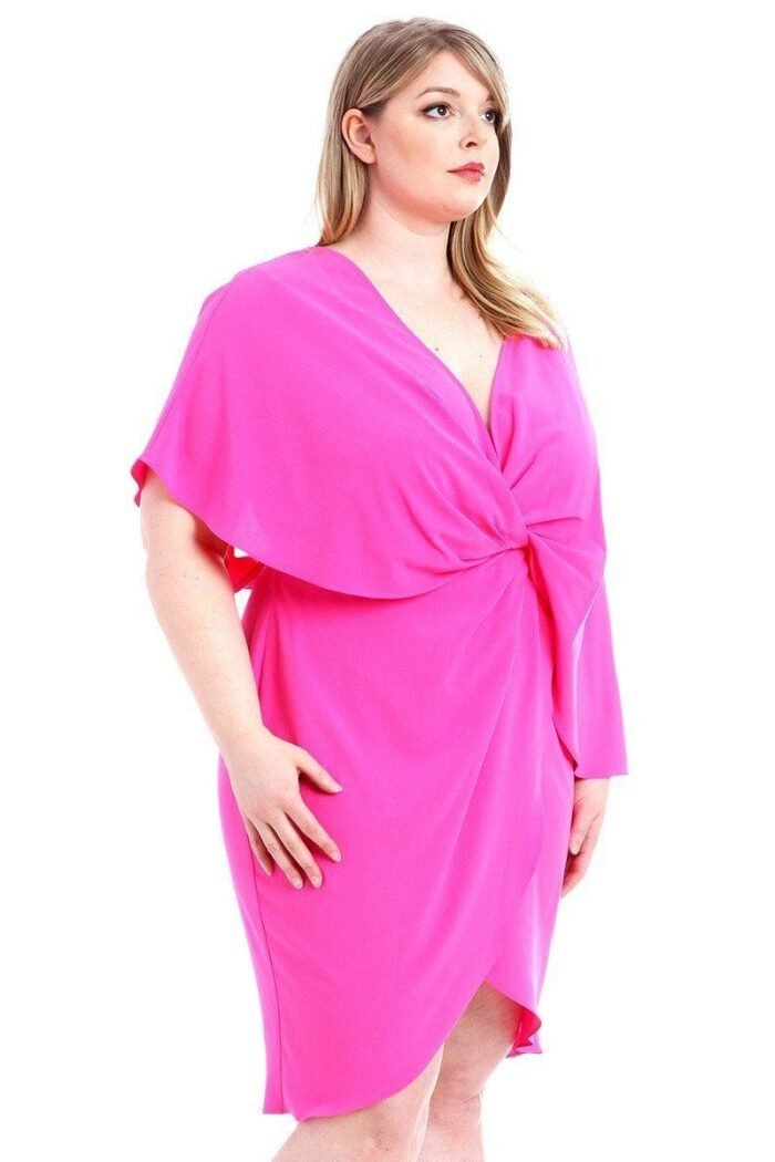 Woven fabric stretch dress