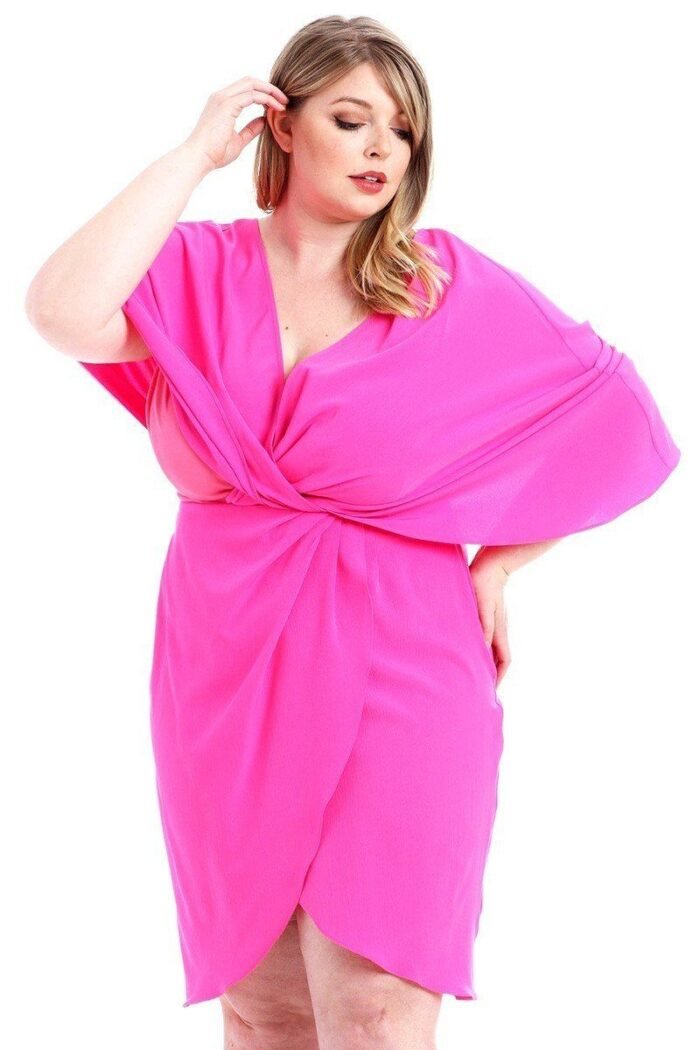 Woven fabric stretch dress