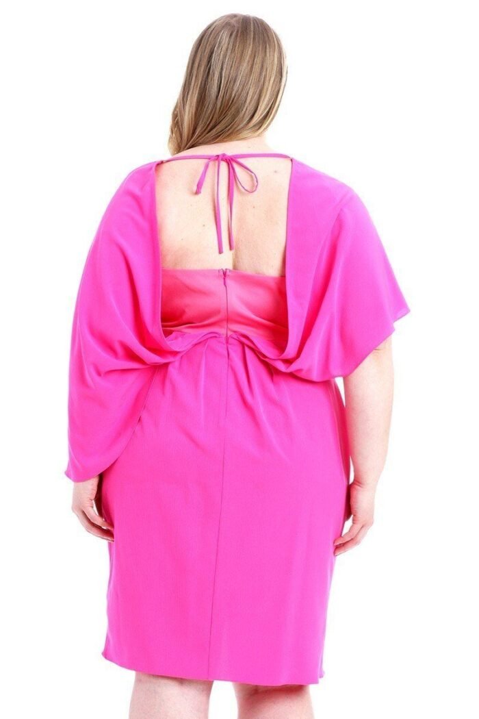 Woven fabric stretch dress