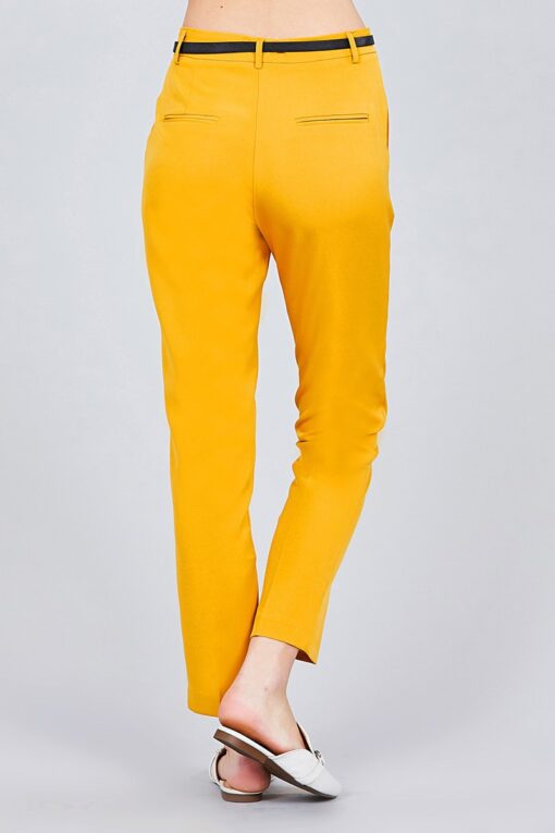 Classic Woven Pants W/belt - Image 6