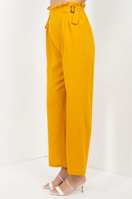 High Waist Paperbag Wide Pants - Image 8