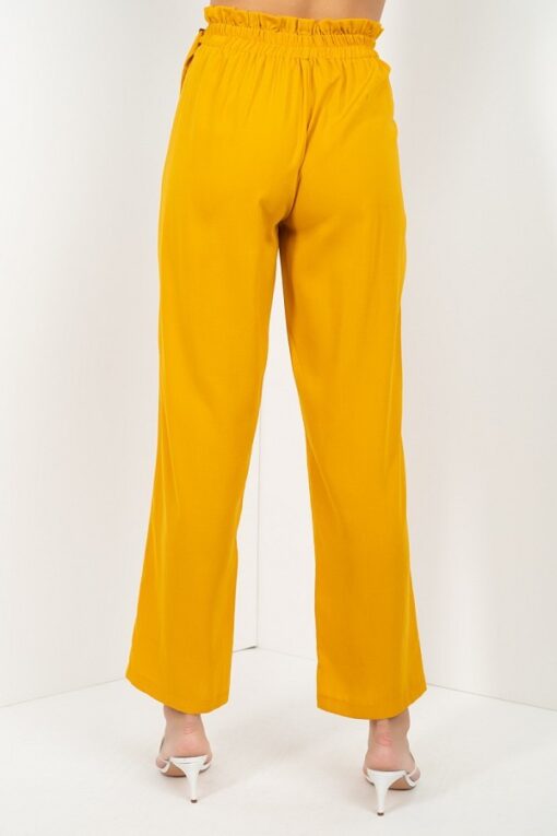 High Waist Paperbag Wide Pants - Image 10