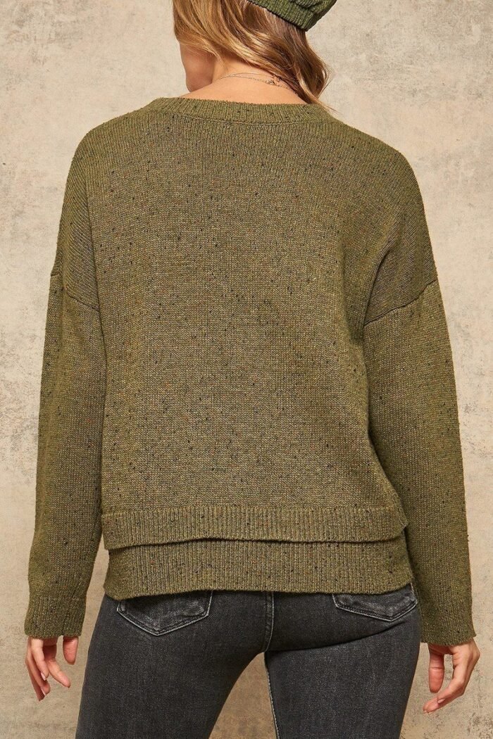 A multicolor knit sweater - image 6