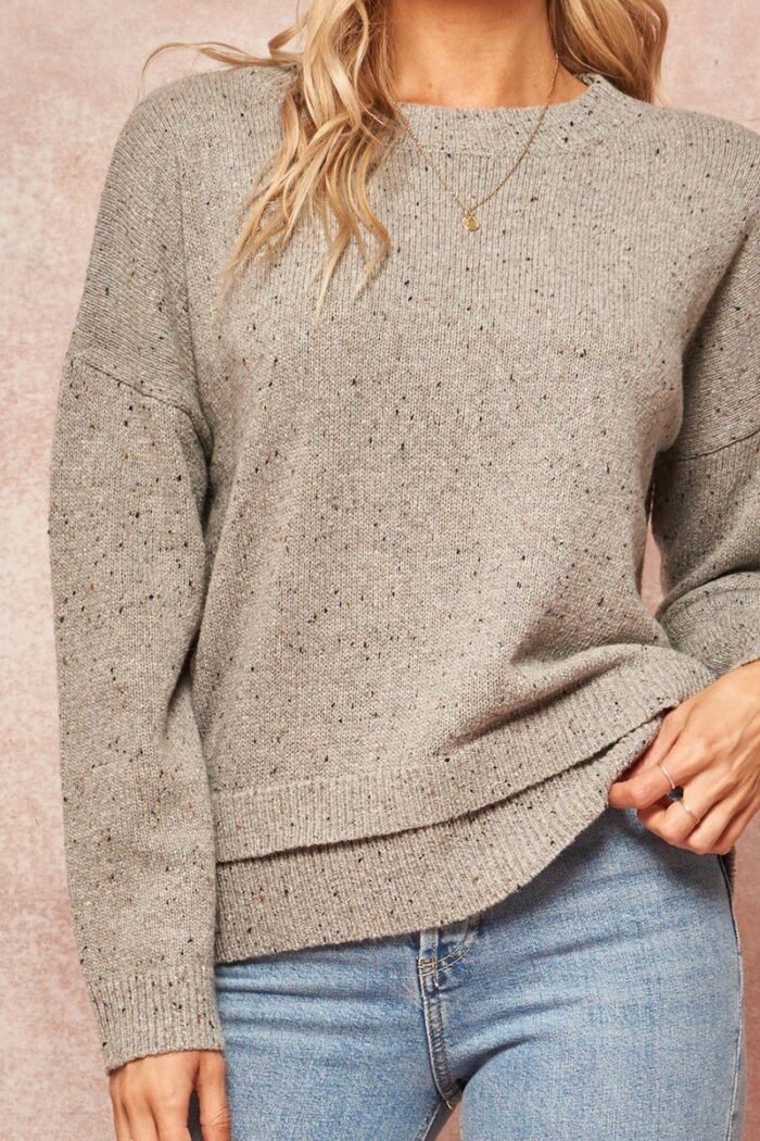 A multicolor knit sweater - image 2