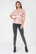 A Solid Sateen Top - Image 2