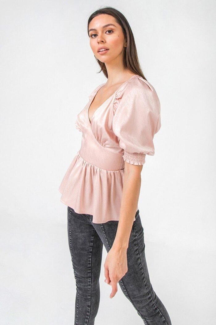 A solid sateen top - image 3
