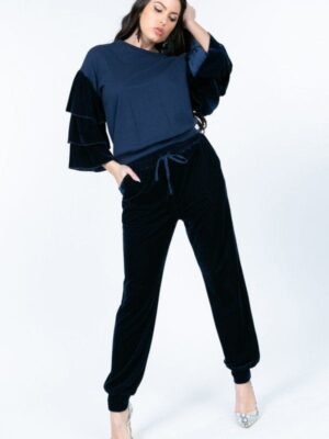 Ruffle Sleeve Pullover