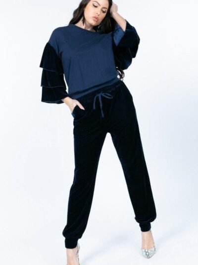 Ruffle Sleeve Pullover