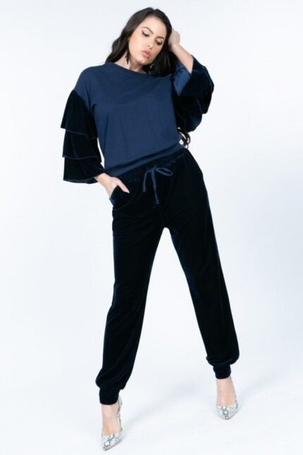 Ruffle Sleeve Pullover