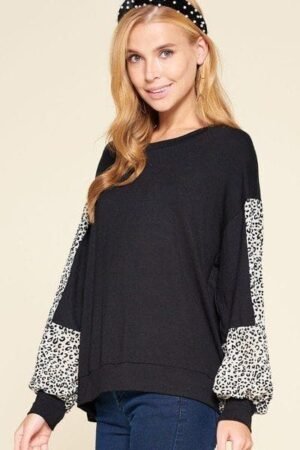 Solid Jersey Casual Top Solid Jersey Casual Top