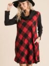 Buffalo Plaid Tartan Swing Dress