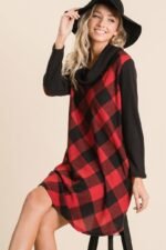 Buffalo Plaid Tartan Swing Dress - Image 4
