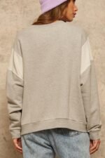 A French Terry Knit Graphic Sweatshirt - Image 12