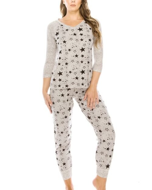 solid and animal print mixed knit turtleneck top with long sleeves