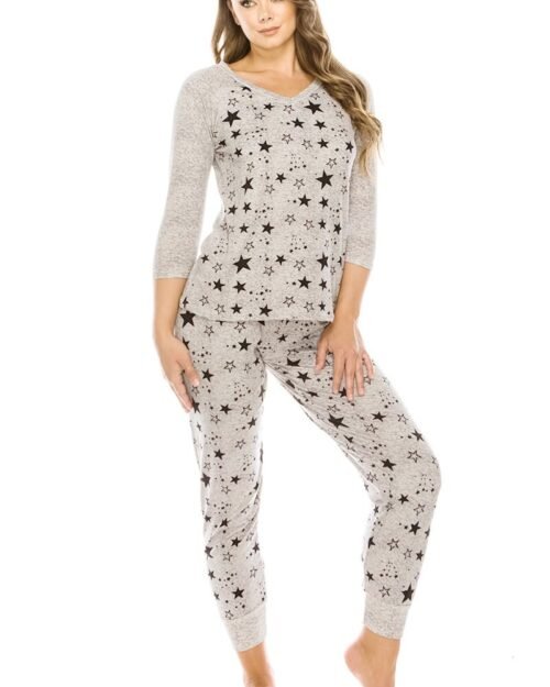 solid and animal print mixed knit turtleneck top with long sleeves