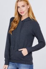 French Terry Pullover Hoodie - Image 8