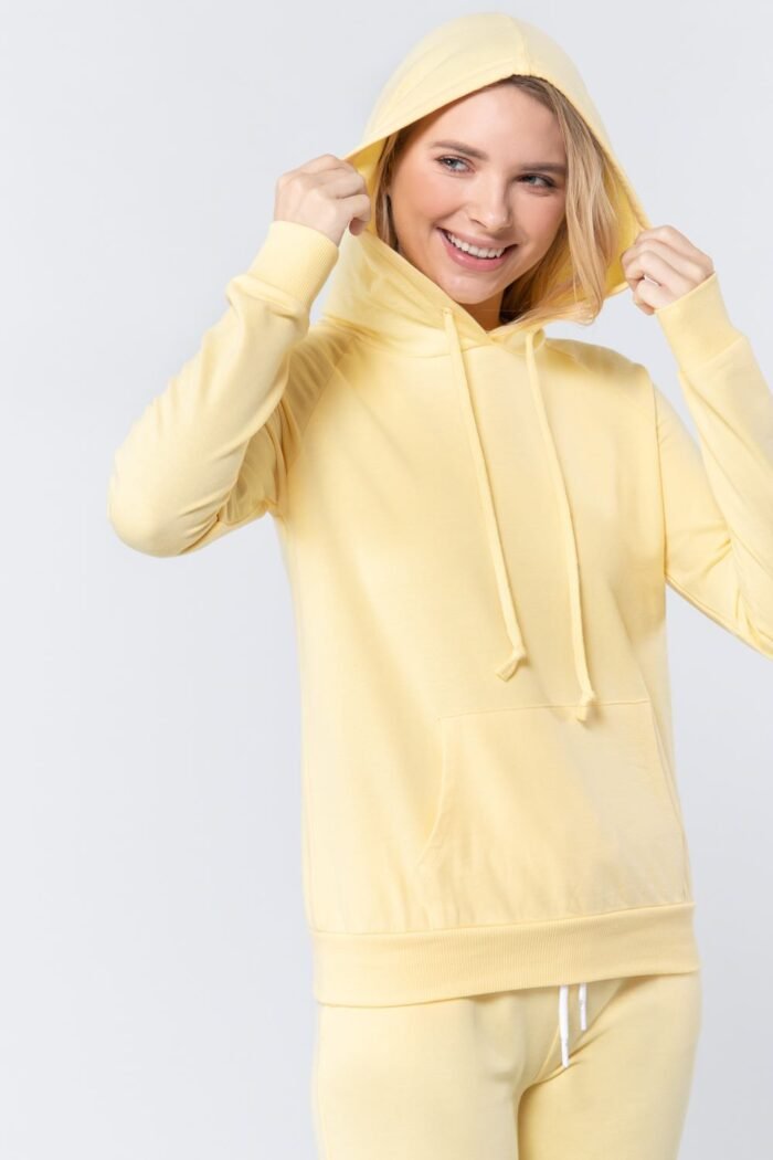 French terry pullover hoodie - image 1