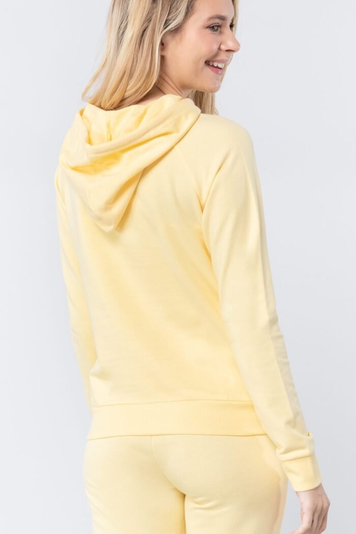 French terry pullover hoodie - image 3