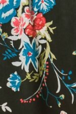 Floral Ruffle Skirt With Trim High Low. - Image 4