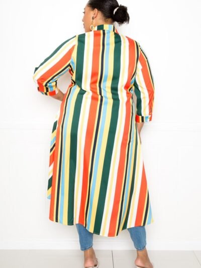 Striped Hi Low Shirt