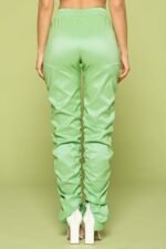 Leather Pu Ruched Pants - Image 6