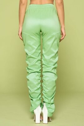 Leather Pu Ruched Pants Leather Pu Ruched Pants