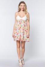 Dress – Open Back Off White Summer Style