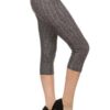 Chevron Print Capri Leggings, High Waisted Capri Leggings