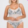 Plus Size Lace Cami Bodysuit