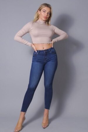 Long Sleeve Purl Edge Layer Top Long Sleeve Purl Edge Layer Top