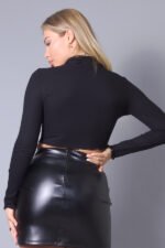 Long Sleeve Purl Edge Layer Top - Image 12