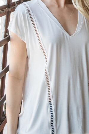 Short Sleeve V Neck Top Short Sleeve V Neck Top