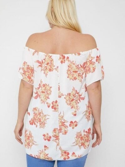 Floral Print Off The Shoulder Top - U.S.A Fashion Floral Print Off The Shoulder Top – U.S.A Fashion