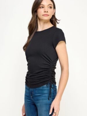 Side Ruched Detail Top Side Ruched Detail Top