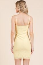 Eyelet Mini Dress - Image 8
