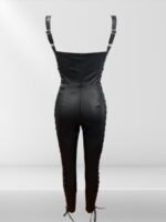 Faux Leather Jumpsuit - Image 5