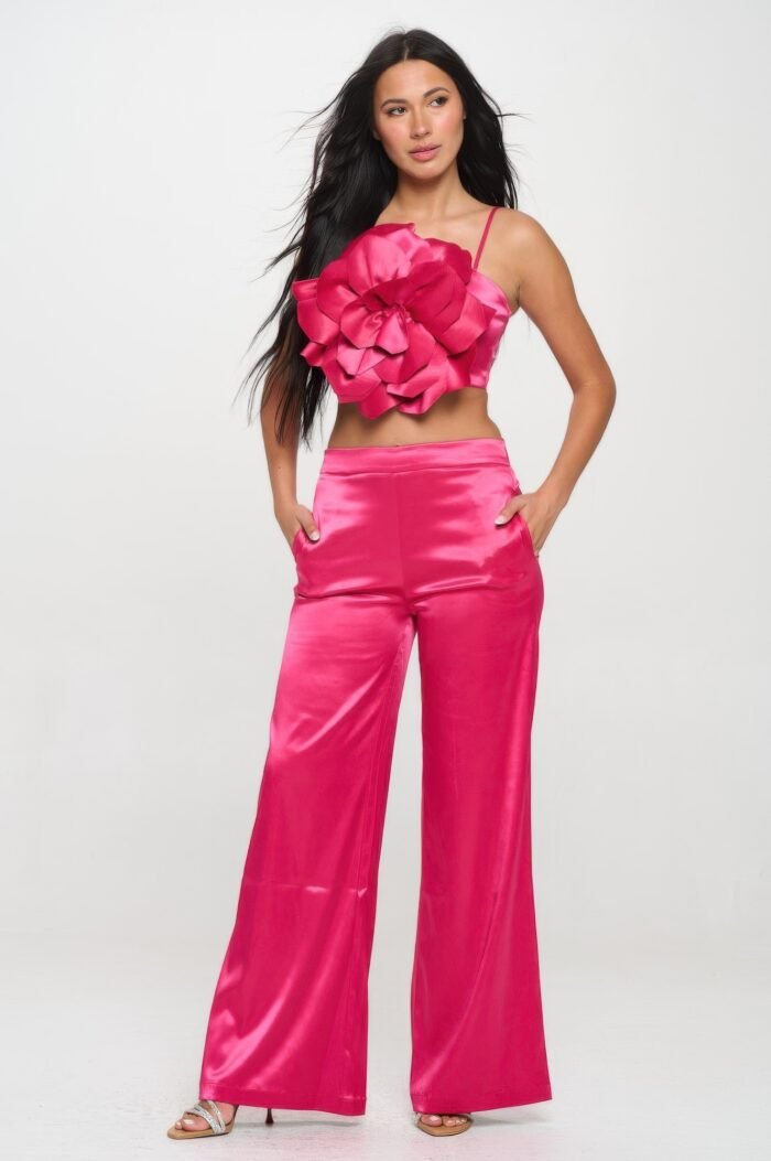 Crop top & pant set - image 2