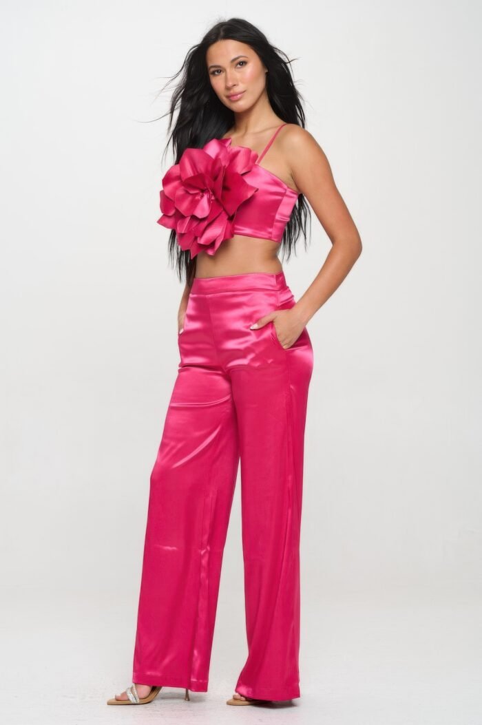 Crop top & pant set - image 3