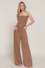 Crinkle Knit Tube Jumpsuit - Image 5