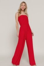 Crinkle Knit Tube Jumpsuit - Image 2