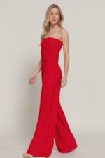 Crinkle Knit Tube Jumpsuit - Image 3
