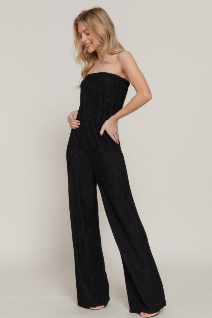 Crinkle knit tube jumpsuit - image 11