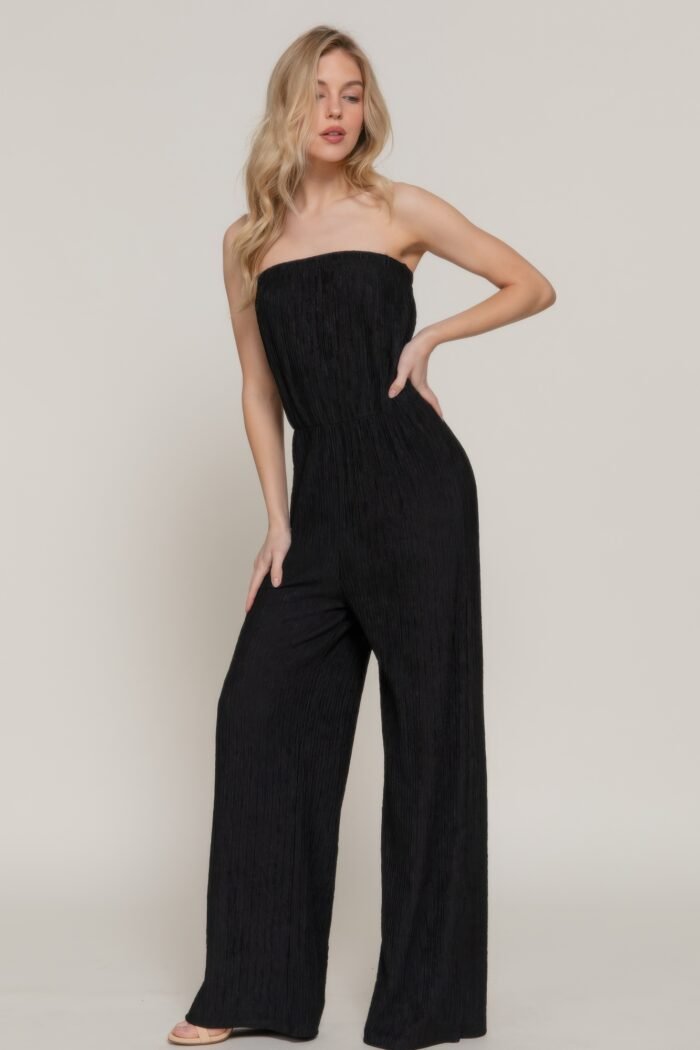 Crinkle knit tube jumpsuit - image 12