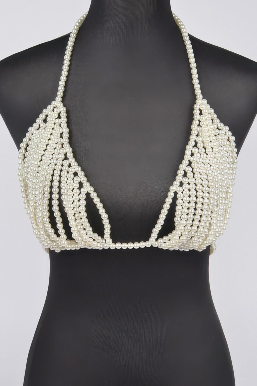 Faux pearl harness