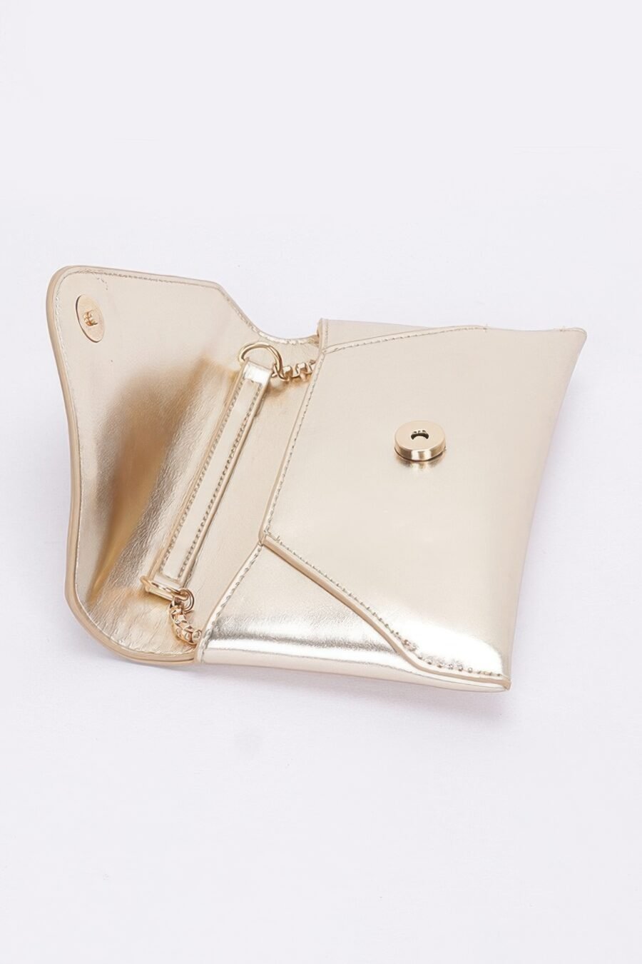 Metallic crossbody bag