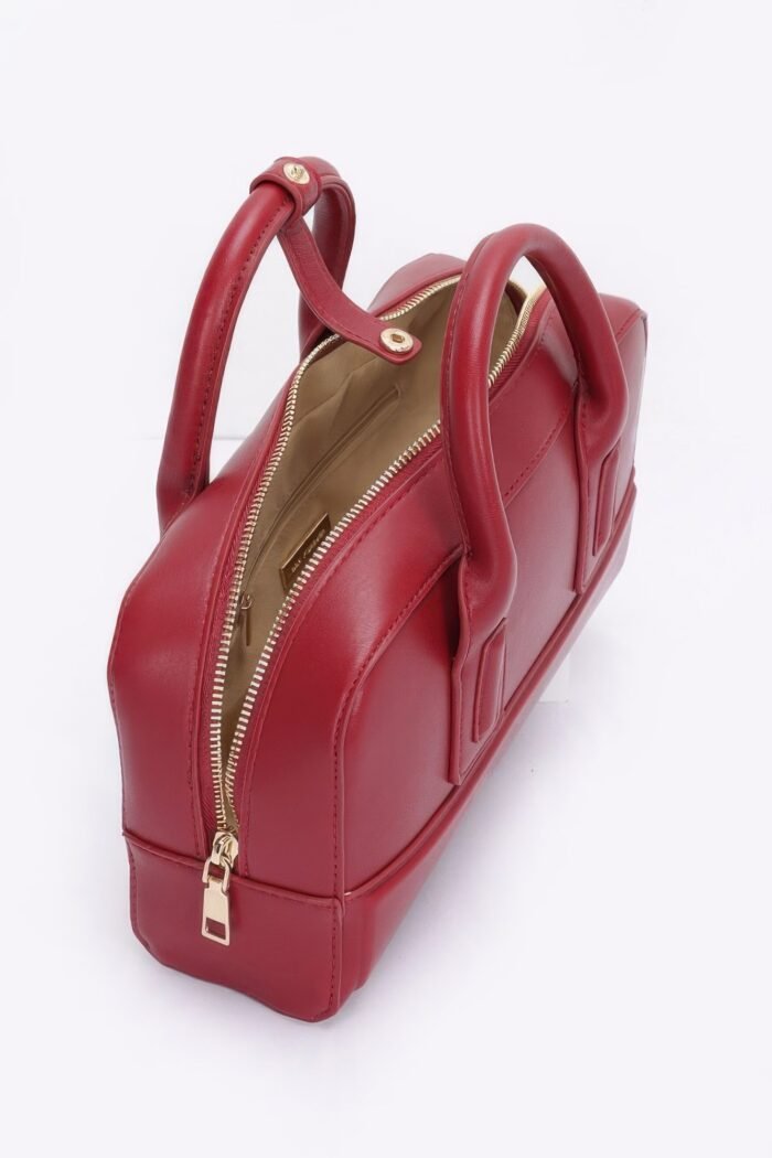 Faux leather handbag