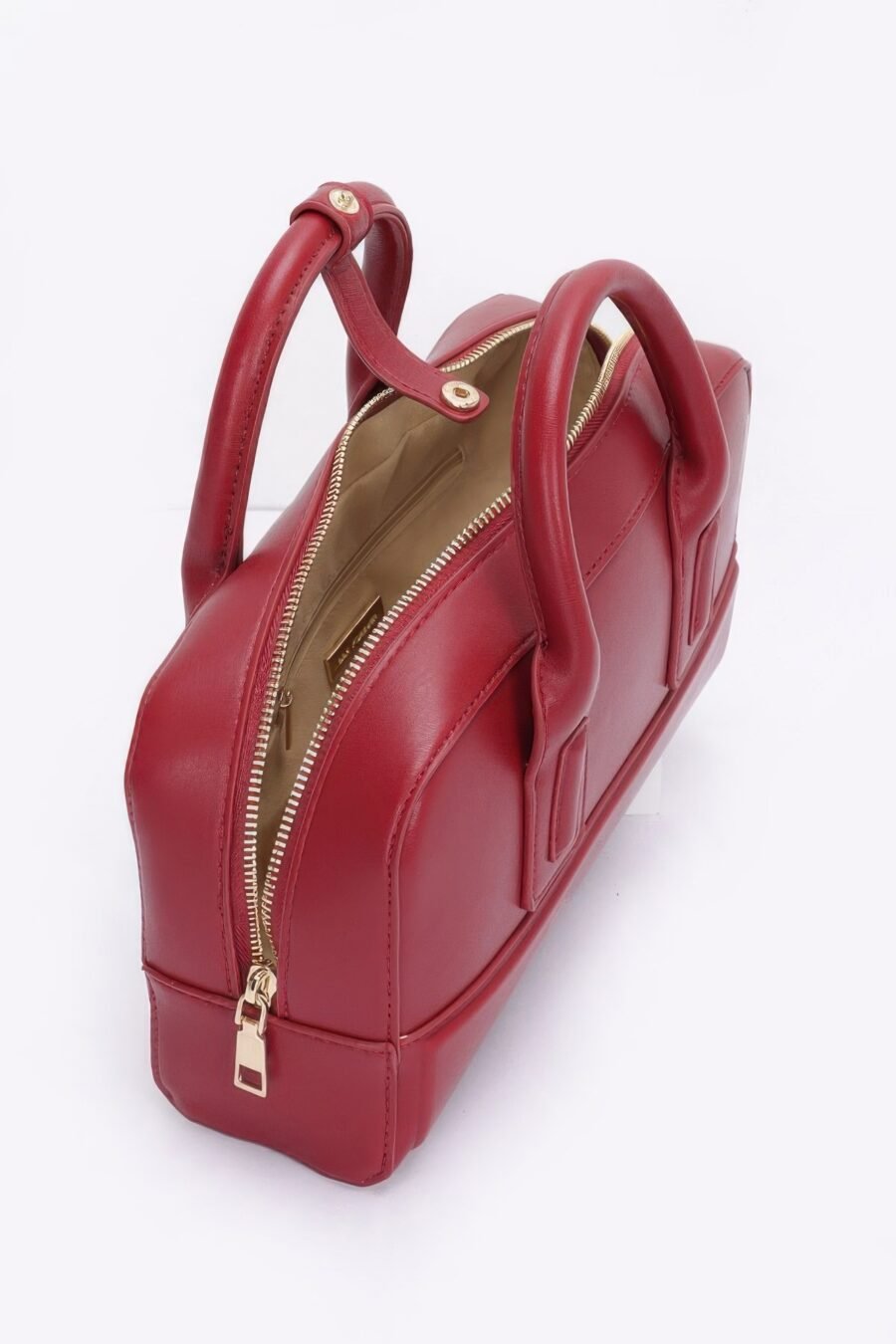 Faux leather handbag - image 3